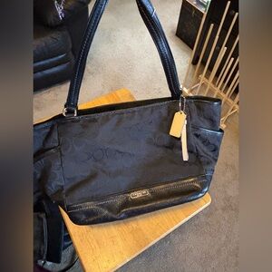 Coach Signature Jacquard Tote